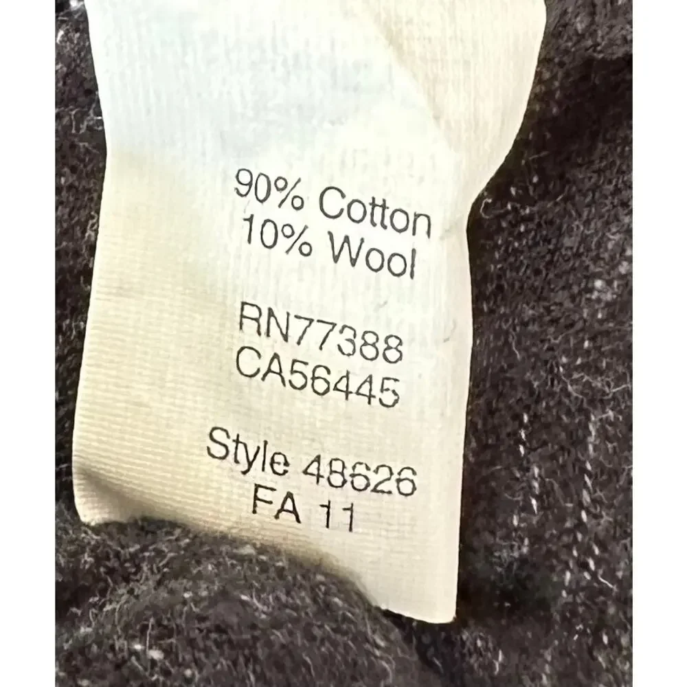 J. Crew Wool Blend Heathered Top Gray Size XL